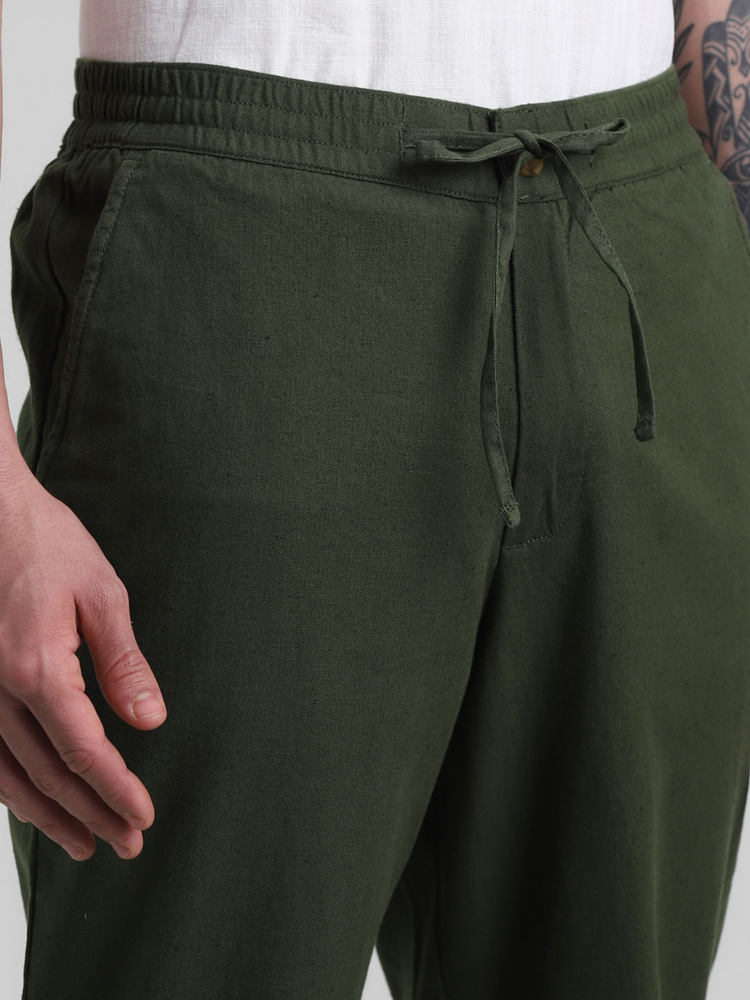 DENNISON Men Dark Green Formal Trouser – dennisonfashionindia